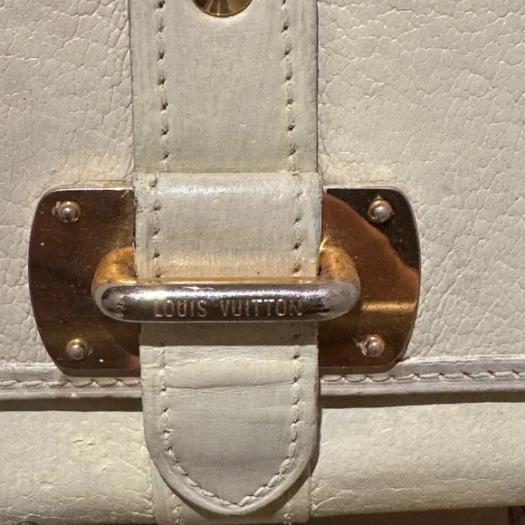 Louis Vuitton Favori Suhali Leather Wallet Portefeuille Le Fabuleux Cream - Picture 2 of 9